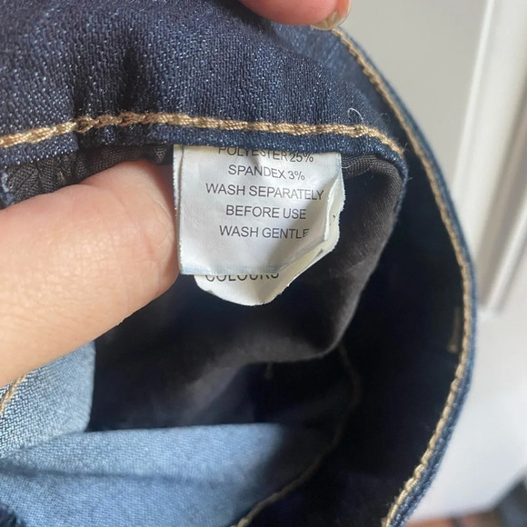 City Chic NWT Womens Glamour Denim Dark Wash Jeans Size 22 Bootcut 32' Inseam *S - Picture 8 of 9